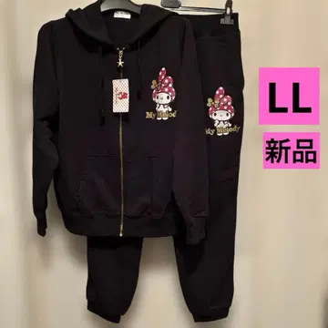 여성용 마이멜로디 LL 집업 후드티 스웨트 팬츠