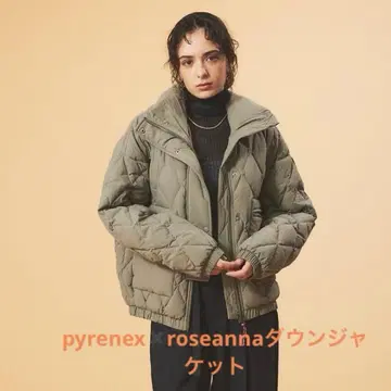 pyrenex 올리브 그린 숏 기장 다운 자켓 사이즈 38