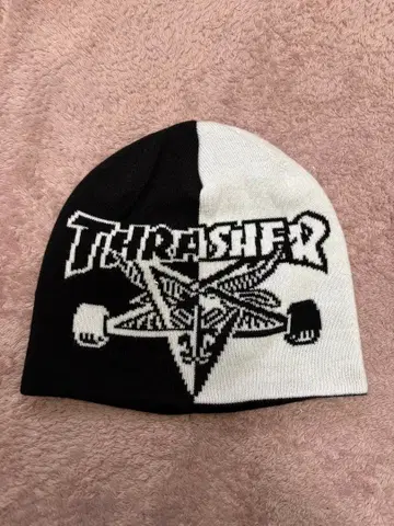 THRASHER 비니 니트 모자