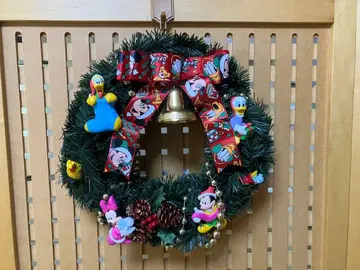 디즈니 크리스마스 리스 Xmas 리스 ( 직경 30cm )