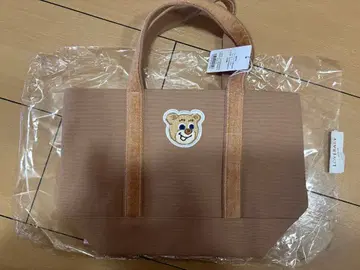 페이러 올드 테디 토트백 베이지