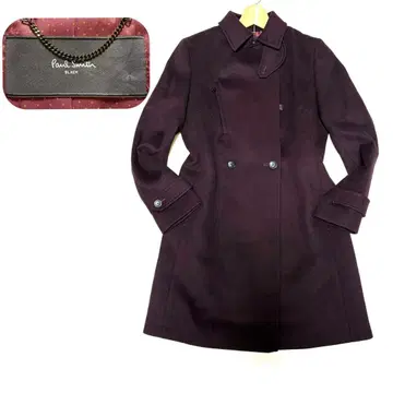 [ 새상품급 ] PaulSmith black 폴스미스 블랙 울 코트 40