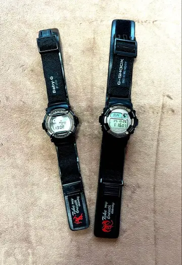 G-SHOCK BABY-G 페어 워치 라바콜레 1998 데비엔 가동품