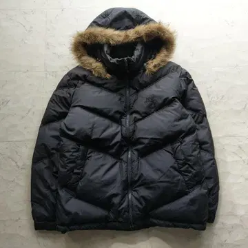 90s 헬리한센 다운 자켓 M 블랙 골드윈사