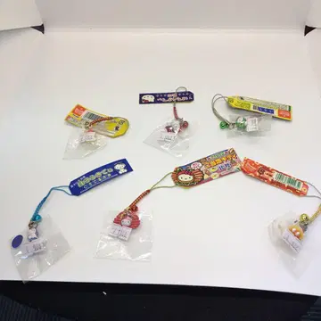 키티 캐릭터 스트랩 6세트