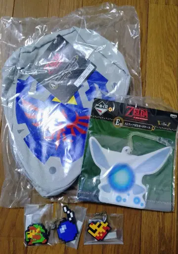 제일복권 젤다의 전설 A상 하이리아의 방패 원숄더백 세트a