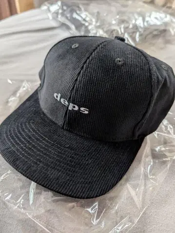 deps 코듀로이 모자 블랙