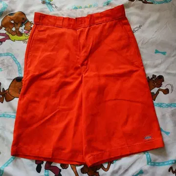 Dickies 오렌지 숏팬츠 사이즈 32