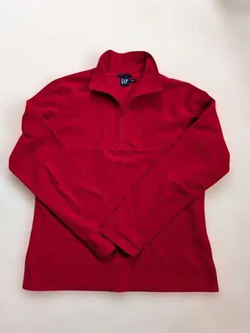 00s GAP 빨간색 하프 지퍼 플리스 사이즈 M