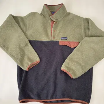 patagonia 플리스 자켓 S 신틸라 스냅T 세이지 카키