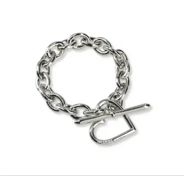 BASICKS Heart Bracelet Medium Link 실버