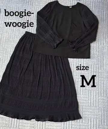 boogie-woogie 여성용 스커트 셋업 M 사이즈 네이비