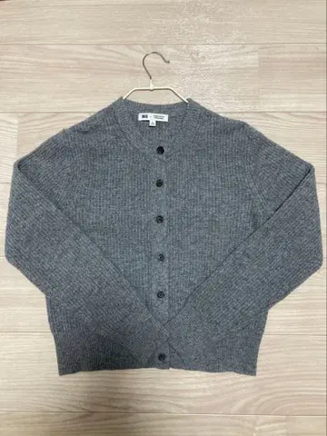 UNIQLO 그레이 가디건 M 사이즈