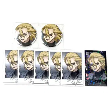 Dr.STONE 닥터스톤 아모카페 캔뱃지 카드 스탠리