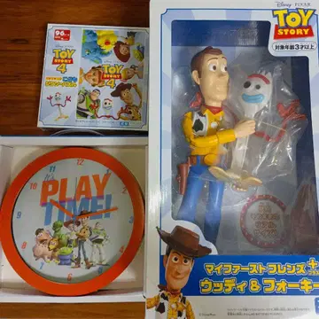 토이스토리 우디 & 포키 피규어 시계 퍼즐 toystory