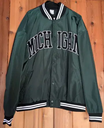 MICHIGAN 나일론 자켓 다크 그린 Lsize