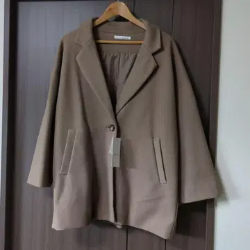 ELENCARE DUE 브라운 오버 사이즈 코트