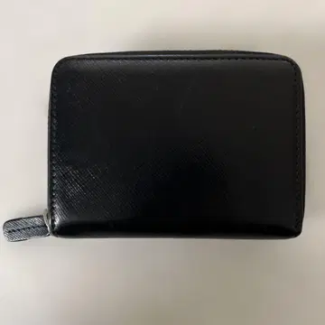 UNITED ARROWS 블랙 가죽 카드 케이스