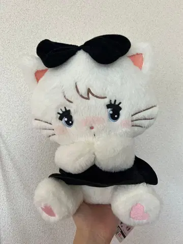 mikko BLACK RIBBON BIG 봉제 인형 무스