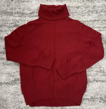 UNITED ARROWS 터틀넥 스웨터 레드