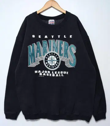 VINTAGE 시애틀 마리너스 MLB TRENCH 맨투맨 XL