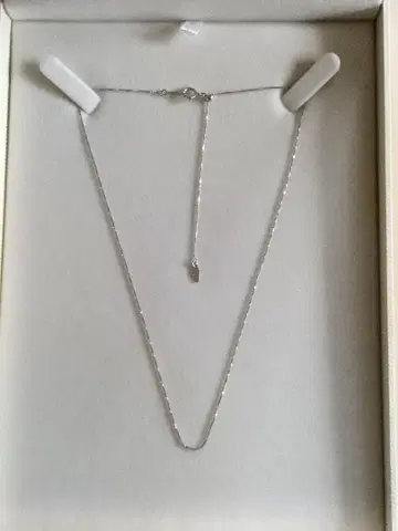 순 플라티나 베네치안 체인 목걸이