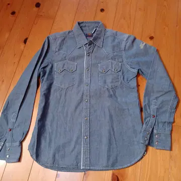 TMT 샴브레이 긴팔 셔츠