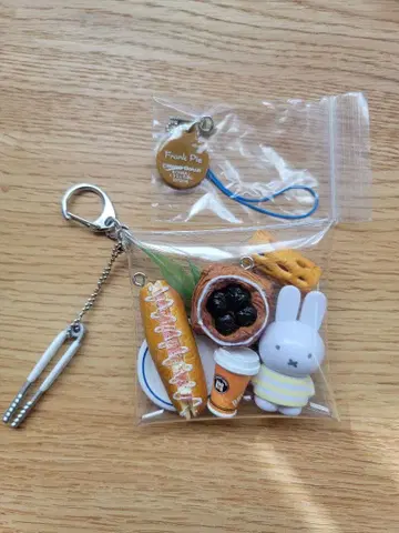 가챠 파우치 미피 음식 모티브 캡슐 토이 인어공주