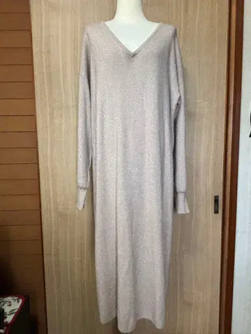 앙코키누 라메 니트 원피스 새상품급 빅 사이즈 3L 코어 스팬얀