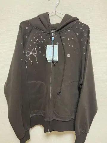 coyseio 브라운 풀 지퍼 후디