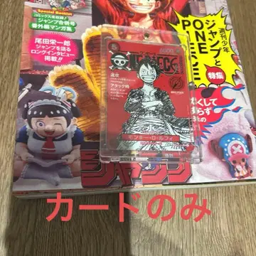 주간 점프 ONE PIECE 매거진 프로모 카드만