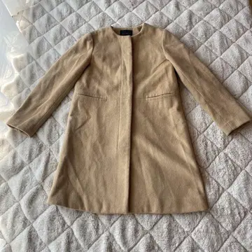 어반 리서치 노카라 코트 베이지 히요쿠 시타테 성숙/러블리 깔끔함