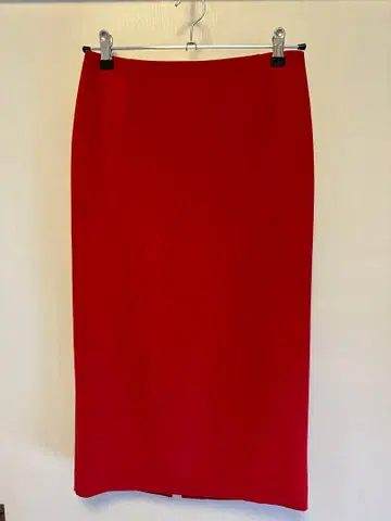 loungedress 빨간색 타이트 롱 스커트