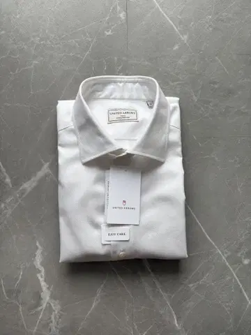 UNITED ARROWS 이지케어 헤링본 세미 와이드 셔츠