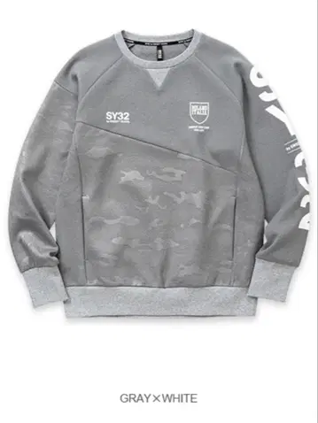 DOUBLE KNIT EMBOSS CAMO SHIELD P/O CREW
