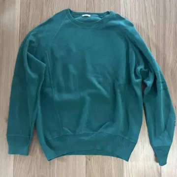 DRESSTERIOR 그린 래글런 슬리브 트레이닝복