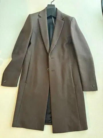 KAZUYUKI KUMAGAI 브라운 체스터 코트