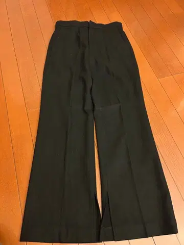 23구 와이드 레그 슬랙스 울 와이드 팬츠 블랙 네이비
