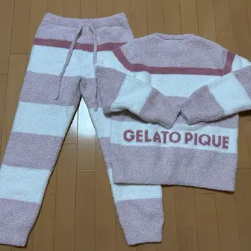 새상품 GELATO PIQUE 스트라이프 룸웨어