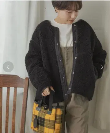 새상품급 어반 리서치 도어스 리버서블 보아 블루종 블랙