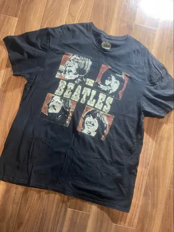 The Beatles 프린트 T셔츠 XL 블랙