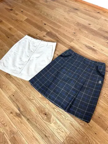 여성용 골프 웨어 2점 미니 스커트 큐롯 먼싱웨어 UNIQLO