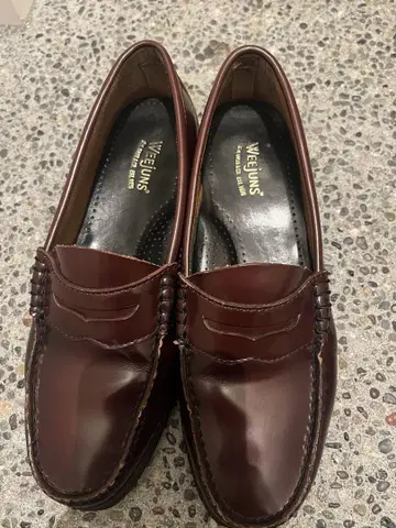 Weejuns G.H.BASS&CO. 로퍼 브라운 와인 37.5