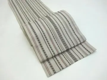 새상품급 중고 오비(약 24cm) 헌상 무늬 그레이지 N71021-14