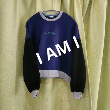 IAM I 절개 맨투맨 트레이닝복