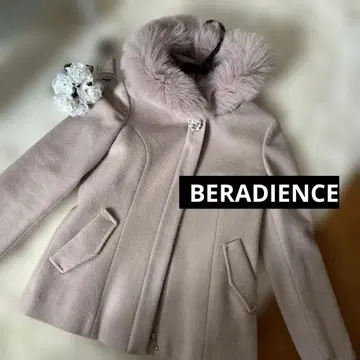 비라디언스 코트 숏코트 핑크 퍼 비쥬