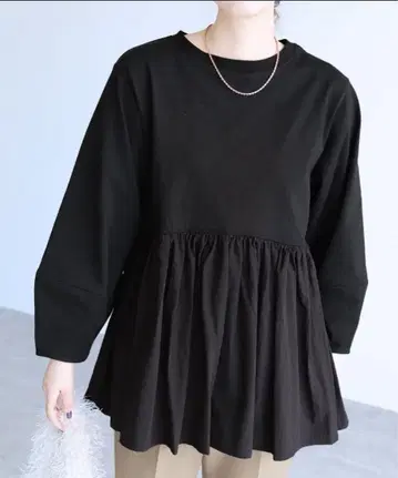 reca 긴팔 상의 블랙
