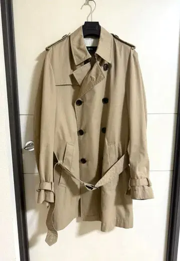 HUGO BOSS 휴고보스 트렌치코트 베이지 더블 M~L 상당