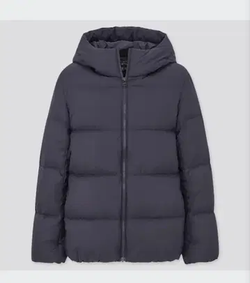 UNIQLO 유니클로 울트라 라이트 다운 코쿤 후드티 네이비 M 경량