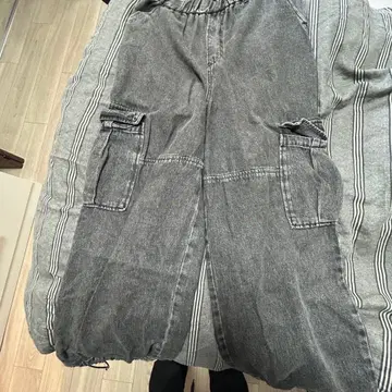 그레이 카고 팬츠 2 포켓